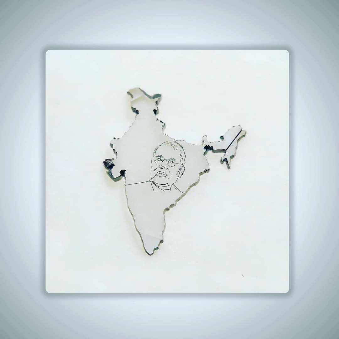 Indian Map & Shree Narendra Modi